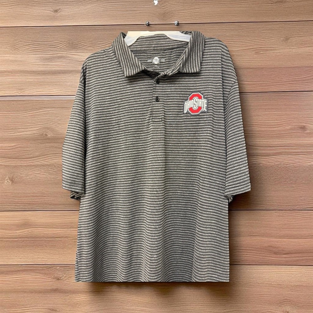 Men's 2XL Ohio State Buckeyes Polo Shirt – Official NCAA‎ Team Apparel